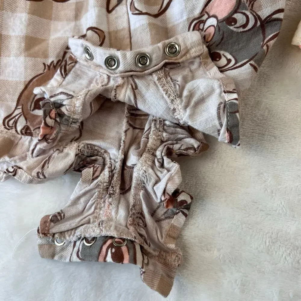 Disney Lion King & Thumper Bambi Rompers baby Girl size 6-9 months